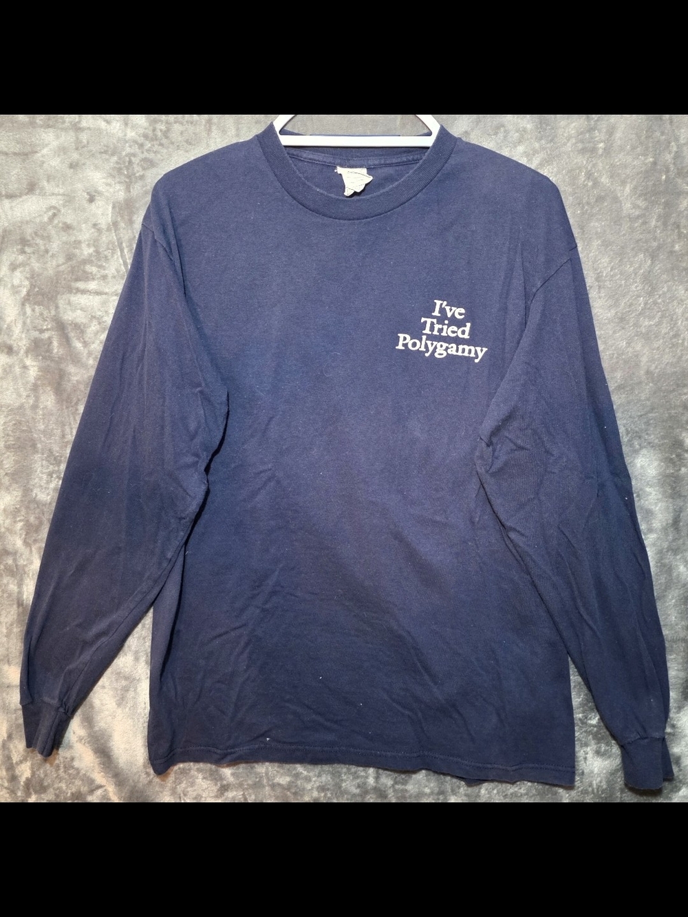 Vintage long-sleeve Polygamy Porter beer graphic shirt (Wasatch Brewery, Utah)